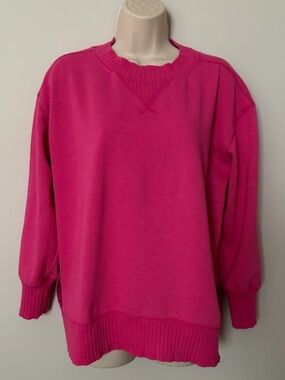 Maurices Hot Pink Crewneck Sweatshirt